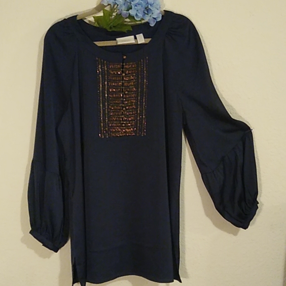 Chico's Tunic Size 2/Women's 14 - Picture 1 of 8